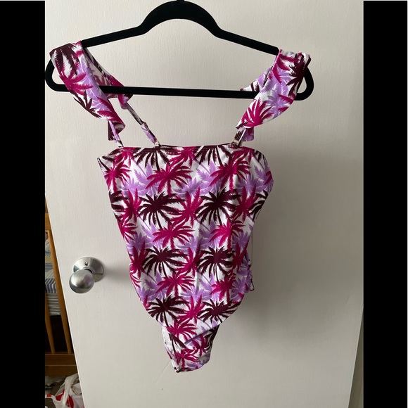 Jones New York one piece ruffle strap bathing suit - Picture 2 of 4